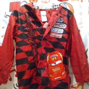 CARS rain coat, kids size 7-8